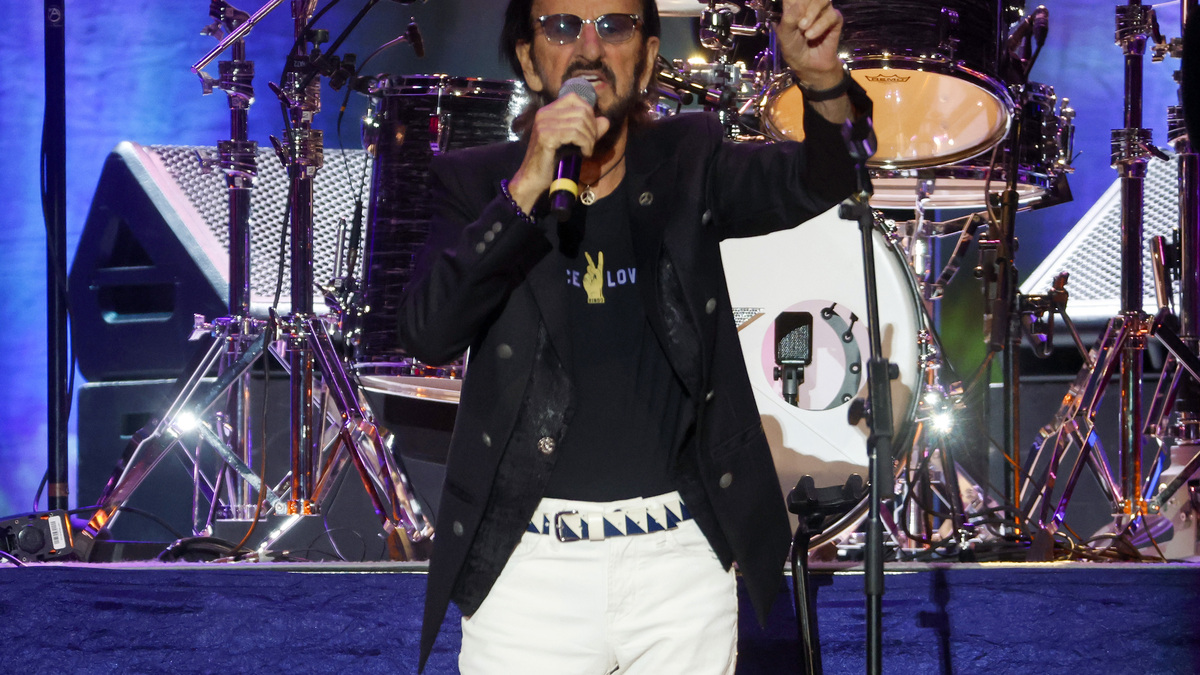 Ringo Starr performs with “Ringo Starr and His All-Starr Band” at the San Jose Civic in downtown San Jose, Calif., on Thursday, June 11, 2026. (Nhat V. Meyer/Bay Area News Group)