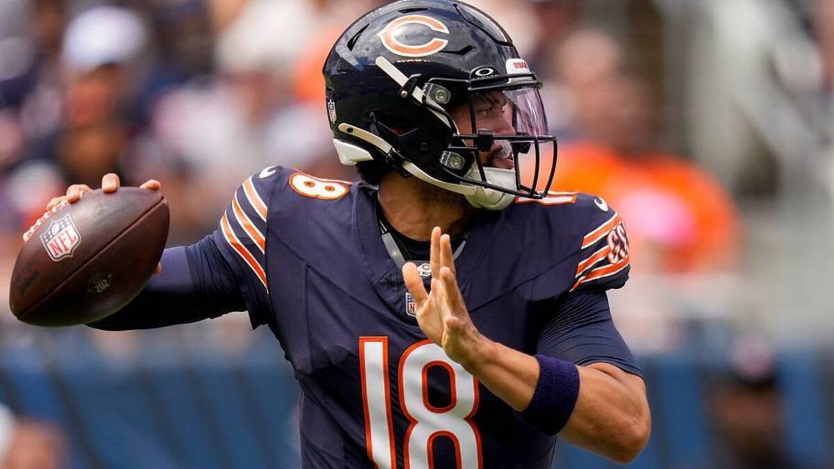  Bears quarterback Caleb Williams excelled under first-year coach Ben Johnson last year. | USA TODAY Network via Reuters Connect 