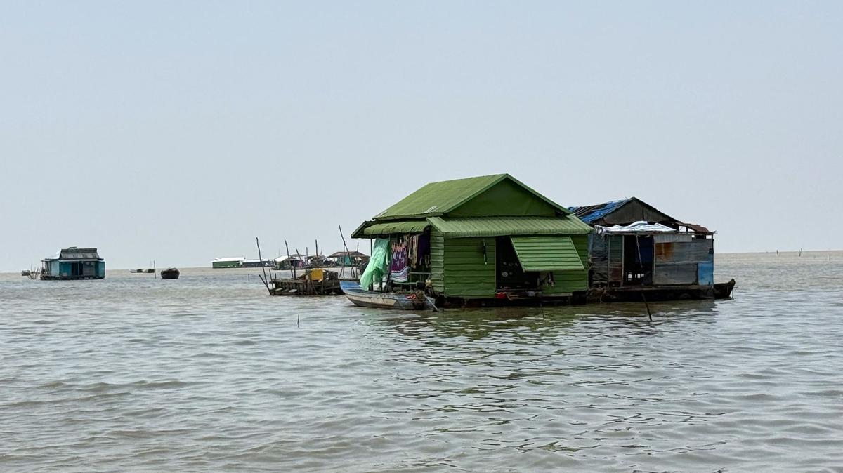 Water dictates daily life and sets the rhythm of the community of Tonle Sap Lake, known as the floating village of Cambodia.