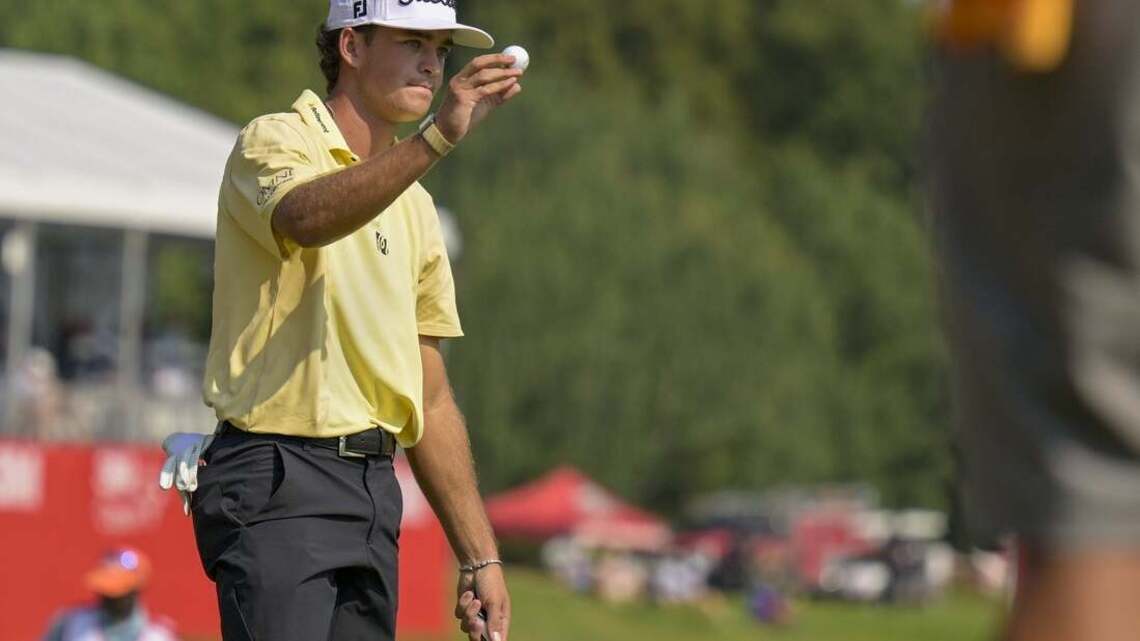 Jackson Koivun celebrates first PGA Tour win by fishing 