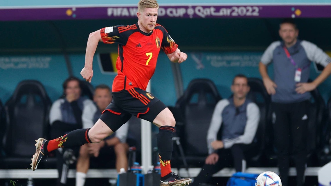 Photo of Kevin De Bruyne Being Searched During World Cup Immigration Process Goes Viral 