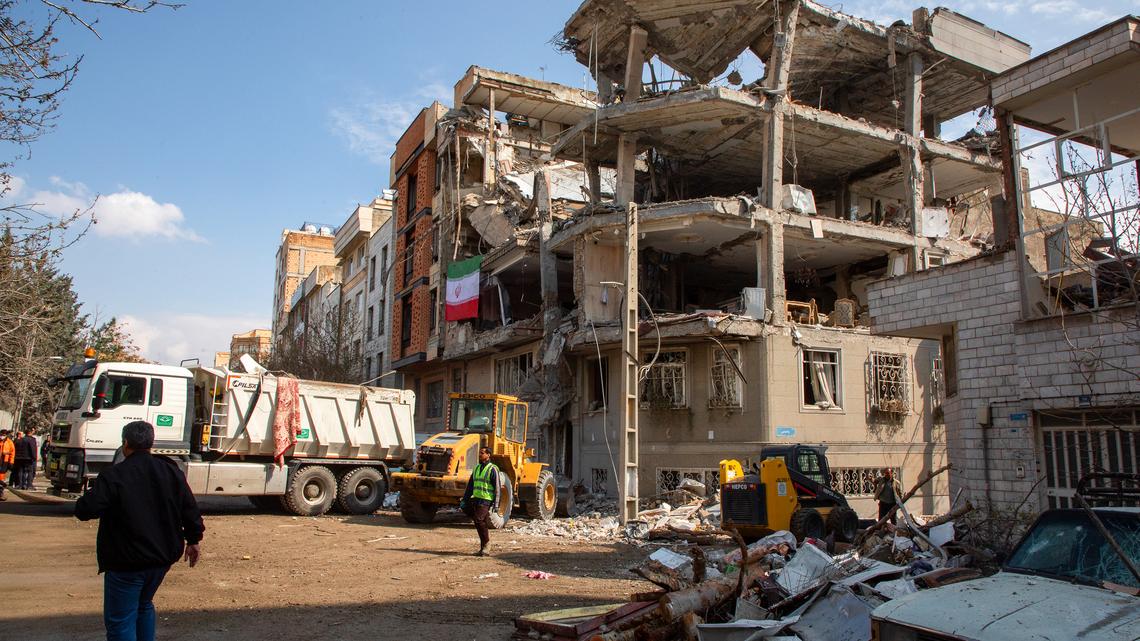 Iran fires missiles across Middle East as Trump signals exit 