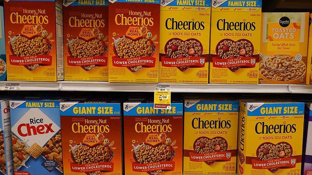 Boxes of Cheerios are displayed on a store shelf in San Anselmo, California, on Dec. 3, 2025. Gold Star Distribution, Inc. has recalled thousands of products spanning food, beverages, drugs, cosmetics and pet foods after the Food and Drug Administration found unsanitary conditions at a Minneapolis facility, including rodent and bird waste.