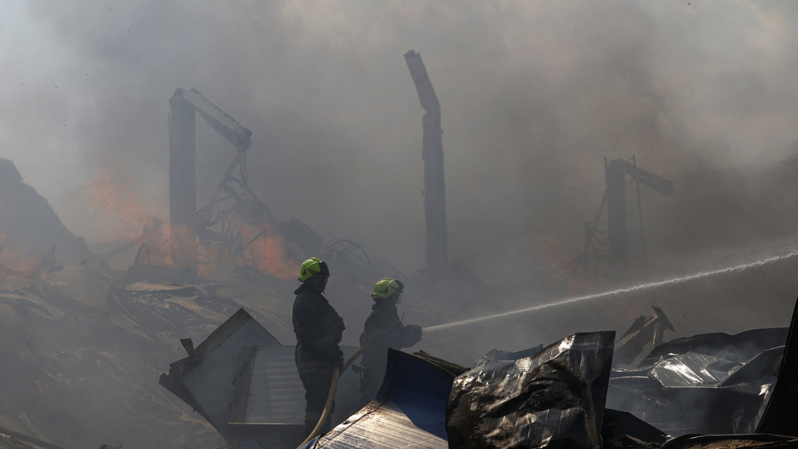 Russian drone strikes Ukraine's security service HQ, escalating air war 