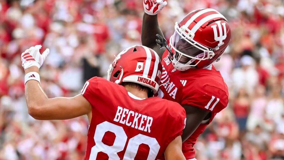 Charlie Becker scores 3 TDs in No. 5 Indiana's rout of Howard 
