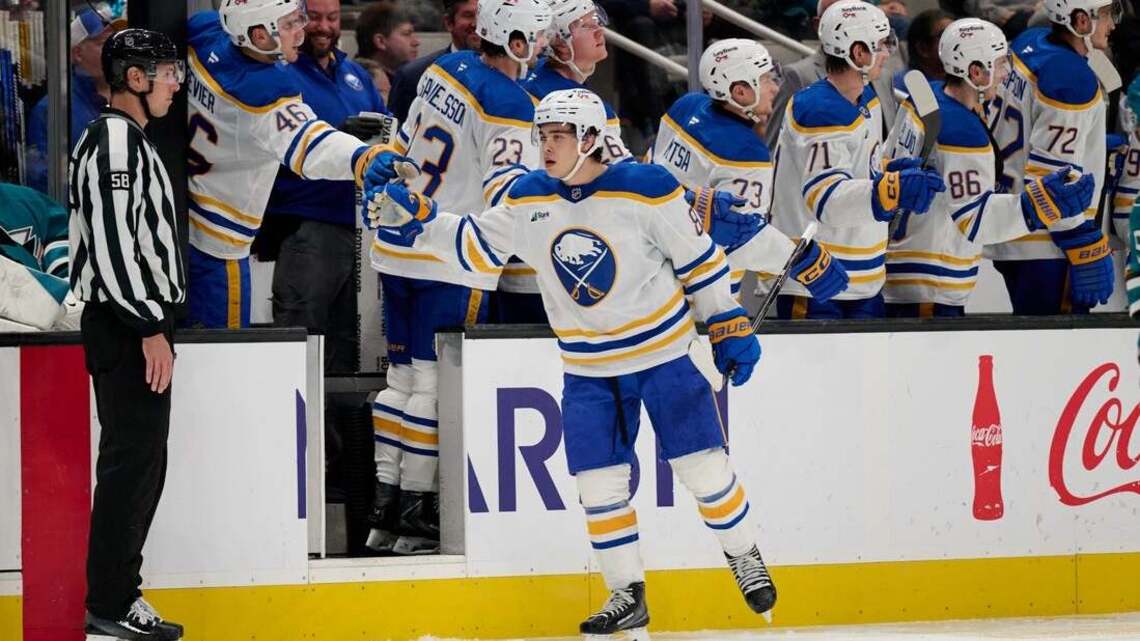 Colten Ellis stops 23 shots as Sabres shut out Sharks 