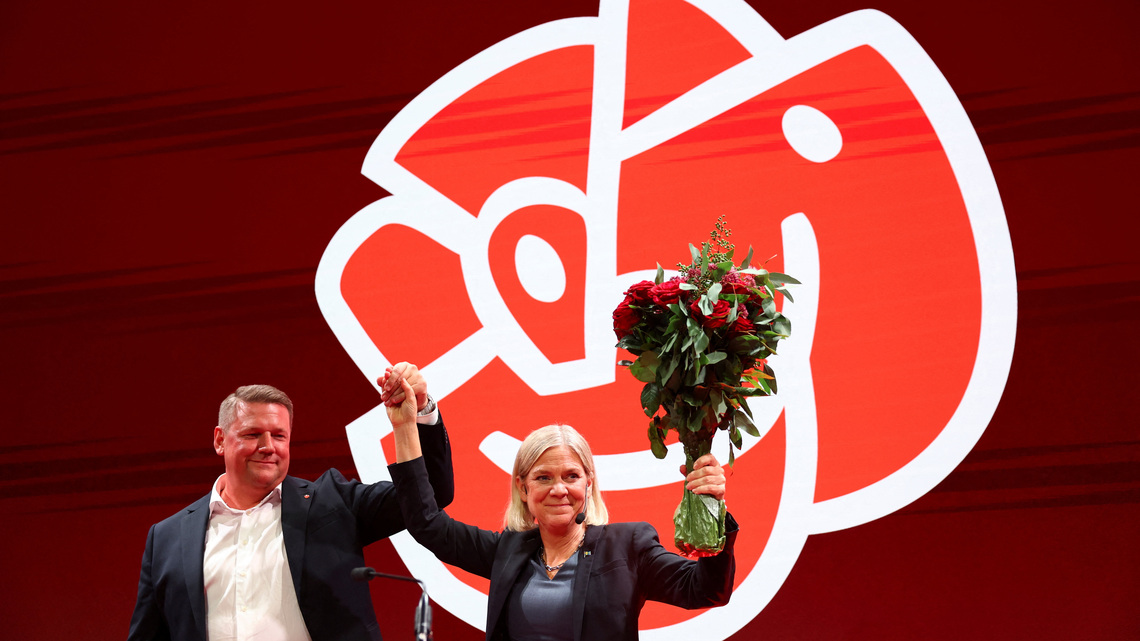 Sweden's centre-left opposition maintains election lead as count nears end