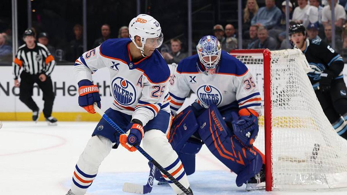  Darnell Nurse and the Oilers defense have struggled in the postseason. | Rob Gray-Imagn Images 