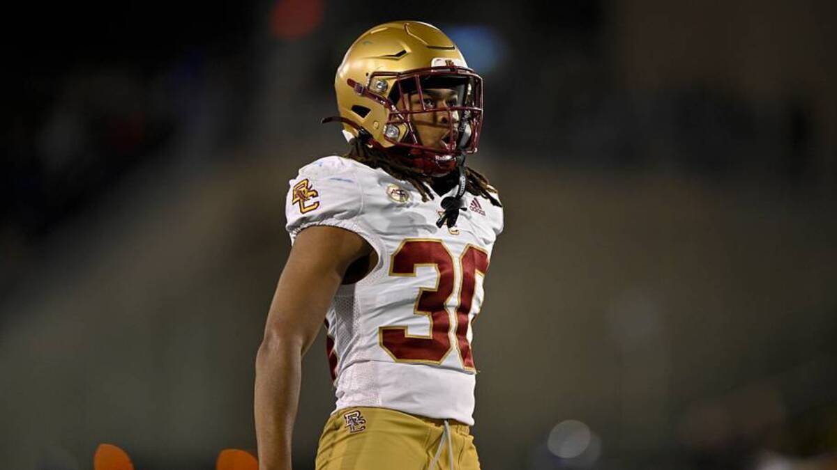  Nov 16, 2024; Dallas, Texas, USA; Boston College Eagles defensive back Omar Thornton (30) in action during the game between the SMU Mustangs and the Boston College Eagles at Gerald J. Ford Stadium. Mandatory Credit: Jerome Miron-Imagn Images | Jerome Miron-Imagn Images 