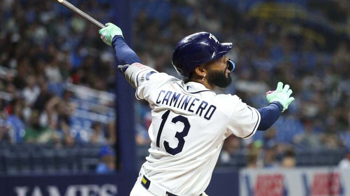 Rays earn walk-off win over A’s on Caminero’s AL-leading 41st home run