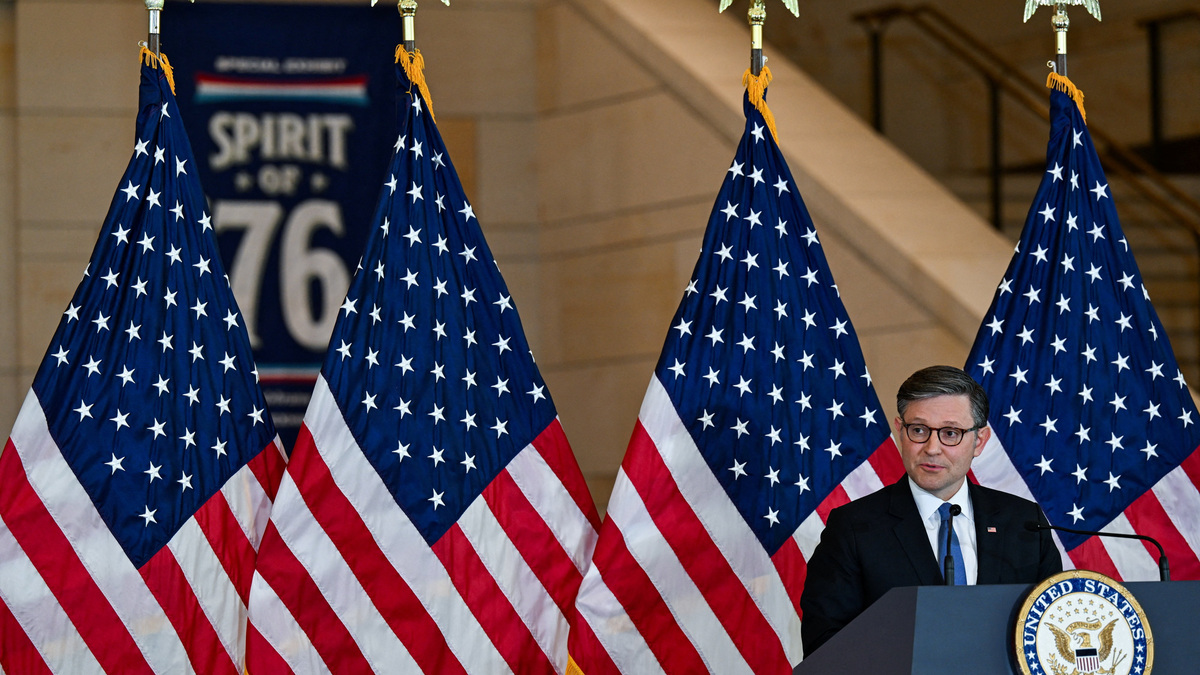 U.S. House Speaker Mike Johnson (R-La.) told reporters on Thursday that Congress would transmit the unsigned housing bill to the White House, a day after President Donald Trump canceled the bill signing to push for voter identification legislation.