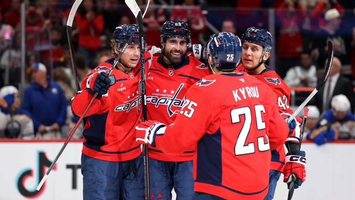 Alex Tuch scores twice, lifts Capitals past former team Sabres in OT