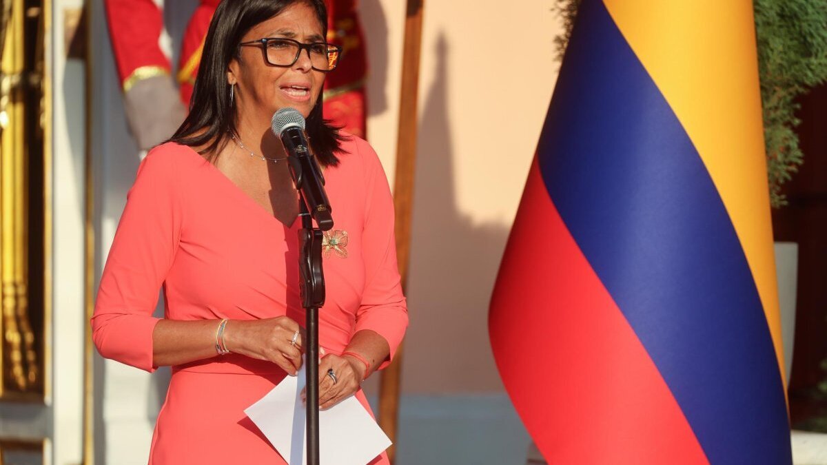 Venezuela's interim President Delcy Rodriguez signed a memorandum of understanding with U.S.-based GE Vernova, General Electric's energy division, and state-owned utility Corpoelec to repair, modernize and stabilize the country's struggling national power grid. File Photo by Miguel Gutierrez/EPA