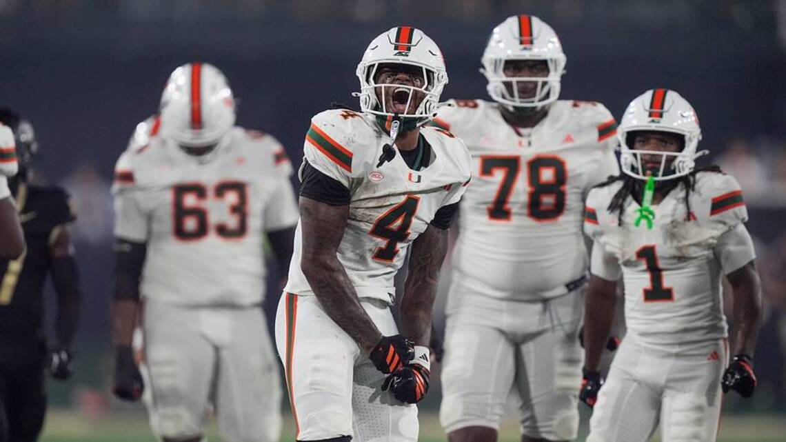 Miami's Bell Cow Back Appears Out Against Central Michigan