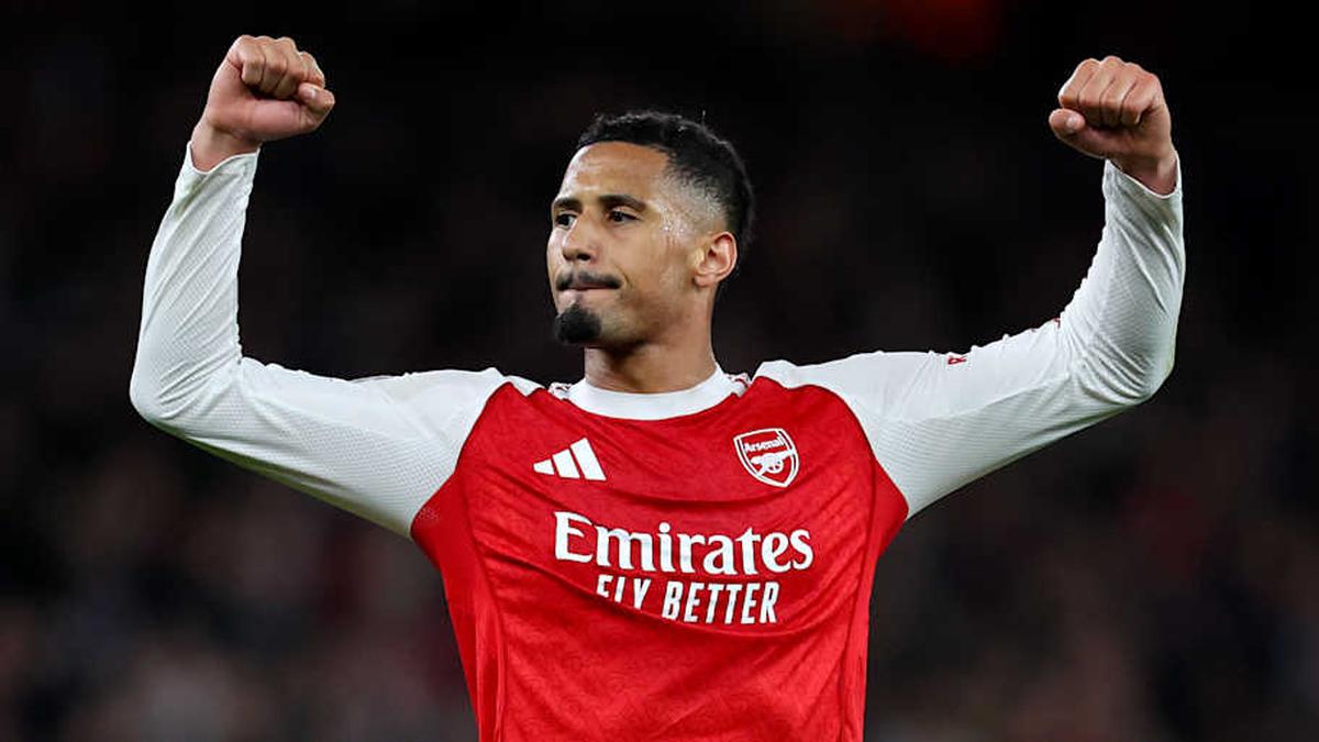  William Saliba has been key to Arsenal's watertight defense. | Ed Sykes/Sportsphoto/Allstar/Getty Images 