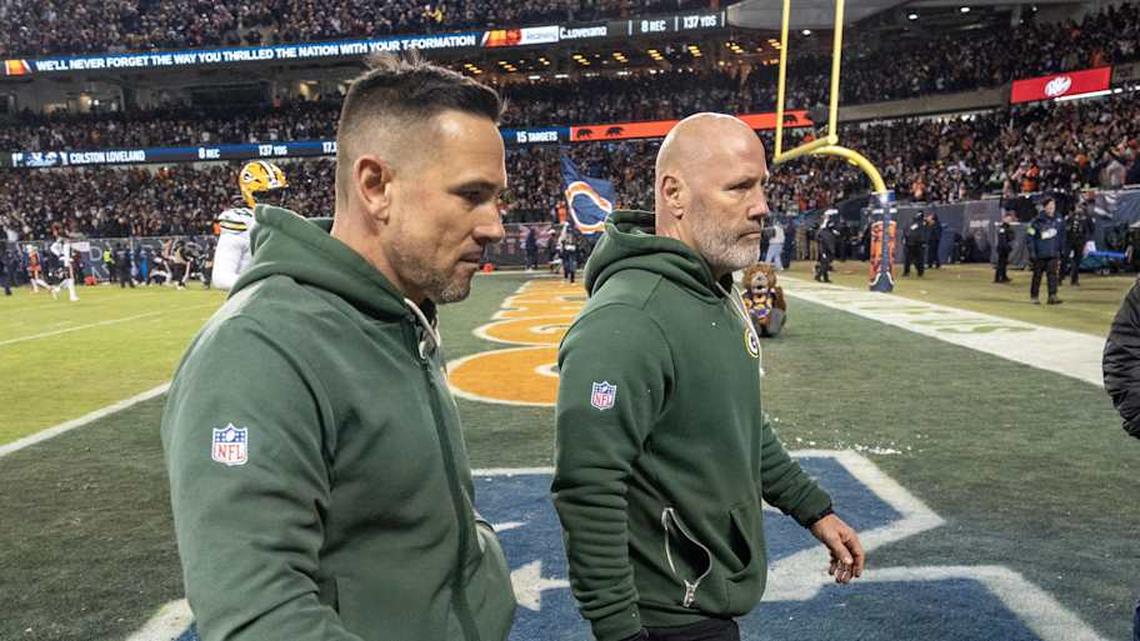  Jan 10, 2026; Chicago, IL, USA; Green Bay Packers head coach Matt Lafleur walks off the field after an NFC Wild Card Round game against the Chicago Bears at Soldier Field. Mandatory Credit: Mark Hoffman/USA TODAY Network via Imagn Images | Mark Hoffman/USA TODAY Network via Imagn Images 