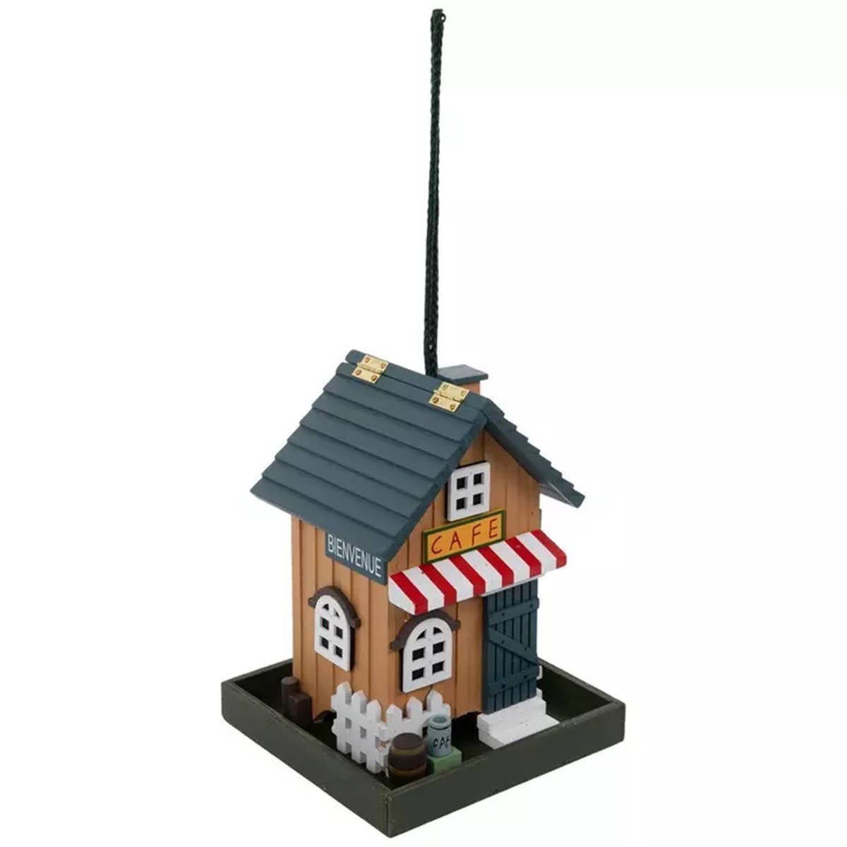  Cafe Wood Bird Feeder.