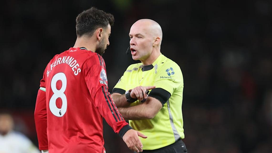  Bruno Fernandes's protests led nowhere. | Richard Sellers/Sportsphoto/Allstar/Getty Images 