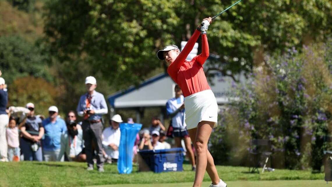 Nelly Korda (67) moves up to share US Women's Open lead 