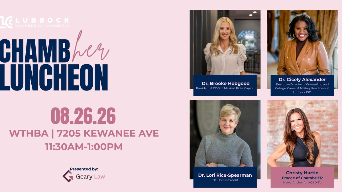 Lubbock Chamber of Commerce to host event to honor women leaders