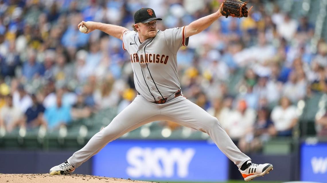 Logan Webb fires 7 strong innings as Giants shut out Brewers 