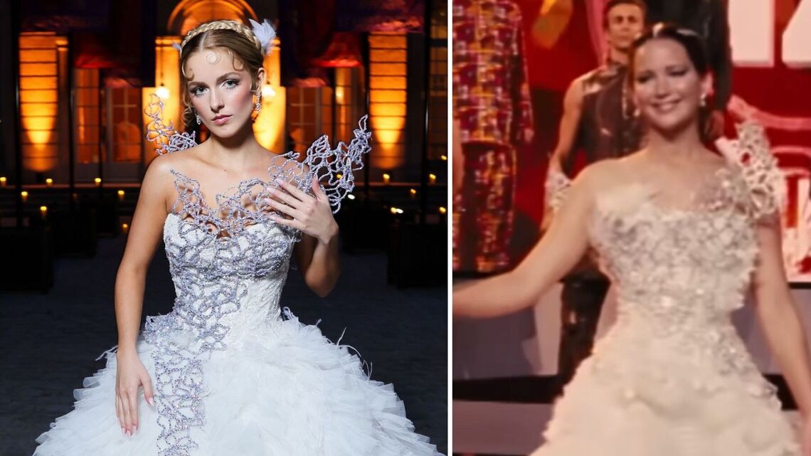McKenna Grace Recreates Jennifer Lawrence's Katniss Dress From ‘Hunger Games' 