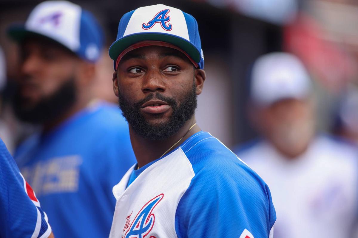  Atlanta Braves outfielder Michael Harris II (23) © Brett Davis-Imagn Images