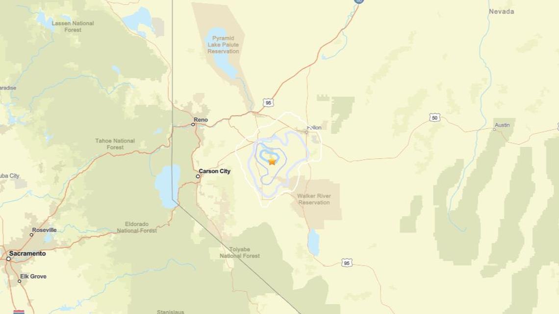 Update: Earthquake rattles region close to Silver Springs, NV on May 8 - 2.8 magnitude registered 