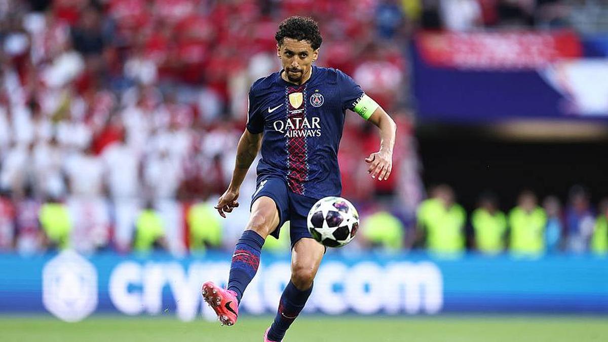  Marquinhos's uncharacteristic error helped Arsenal. | Francois Nel–UEFA/UEFA/Getty Images 