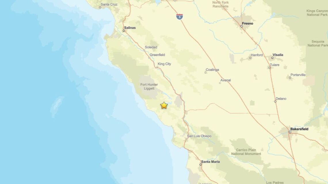 Update: 2.5 magnitude earthquake detected near Lake Nacimiento, CA on Sept. 21 