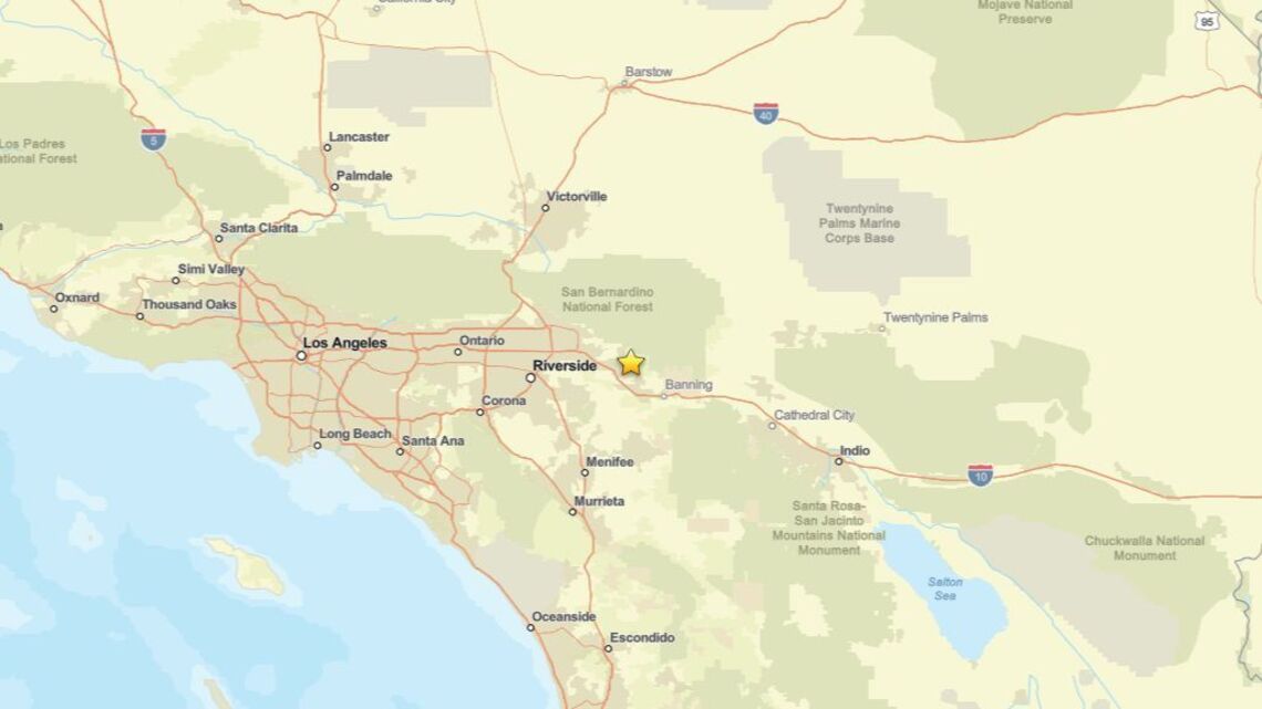 Seismic activity on Aug. 12: Earthquake near Yucaipa, CA detected - magnitude 2.1 