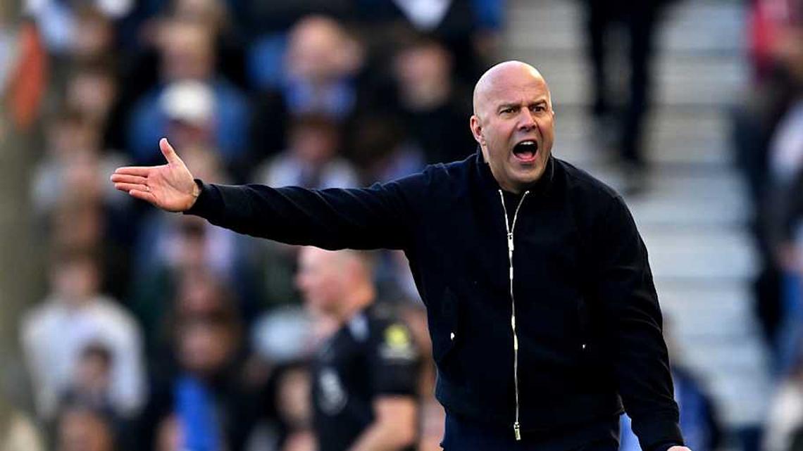  Faith in Arne Slot is at an all-time low. | Liverpool FC/Getty Images 