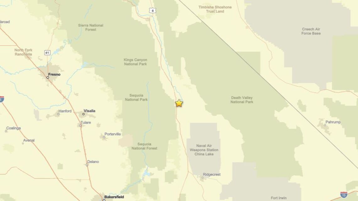 Update: 2.1 magnitude earthquake struck close to Lone Pine, CA on Aug. 29 