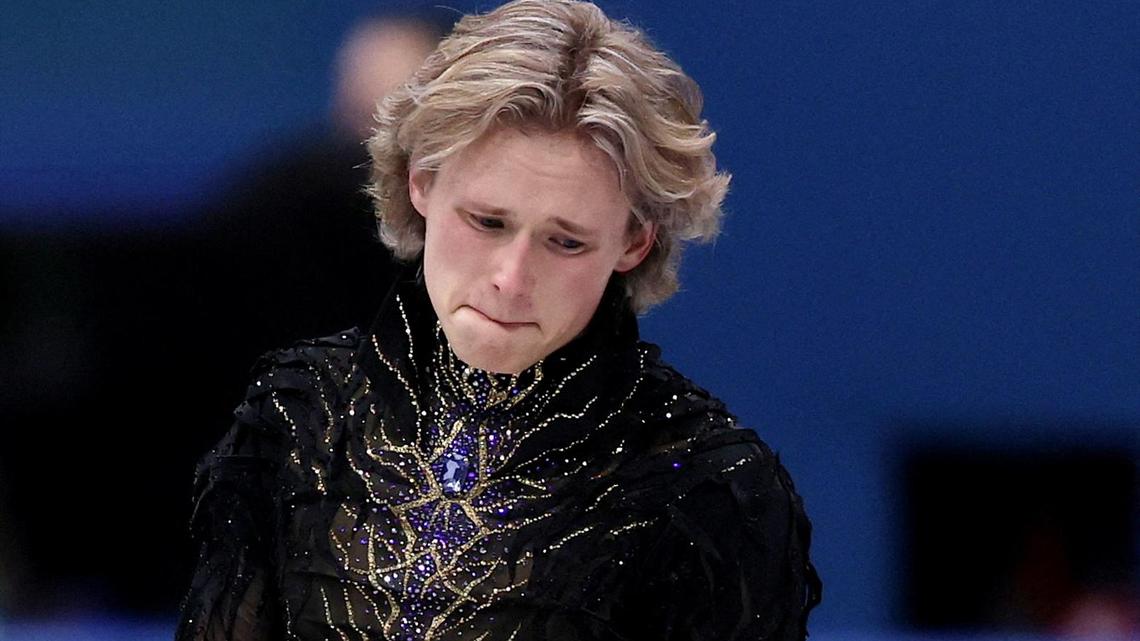 Malinin falls apart, Shaidorov shocks field to win men's figure skating gold 