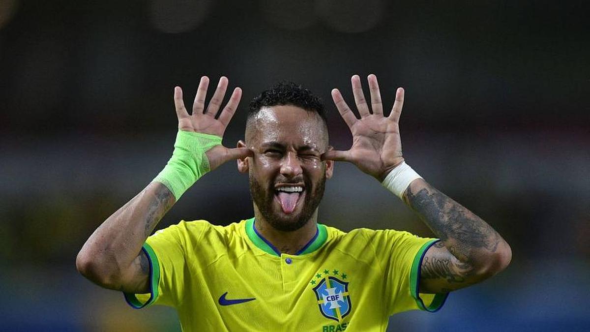  Neymar will feature in his fourth World Cup this summer. | Carl De Souza/AFP/Getty Images 