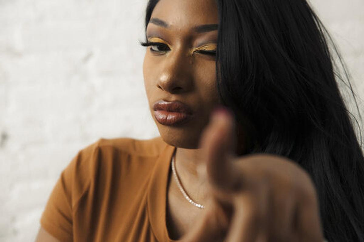 Rapper Megan Thee Stallion is feeling grateful for her success.