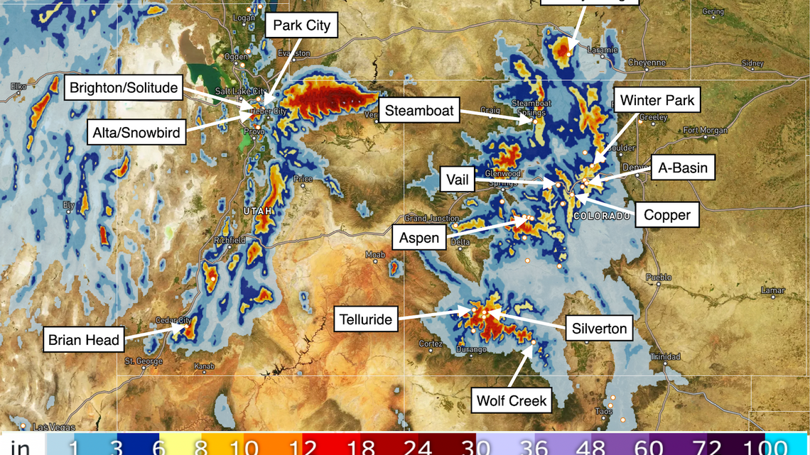 Major Ski Snowstorm Could Dump Up to 20 Inches Across Western US This Week 