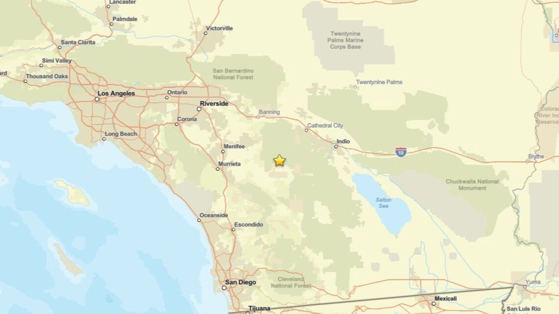 Update: Earthquake of 2.1 magnitude detected close to Anza, CA on Oct. 9 