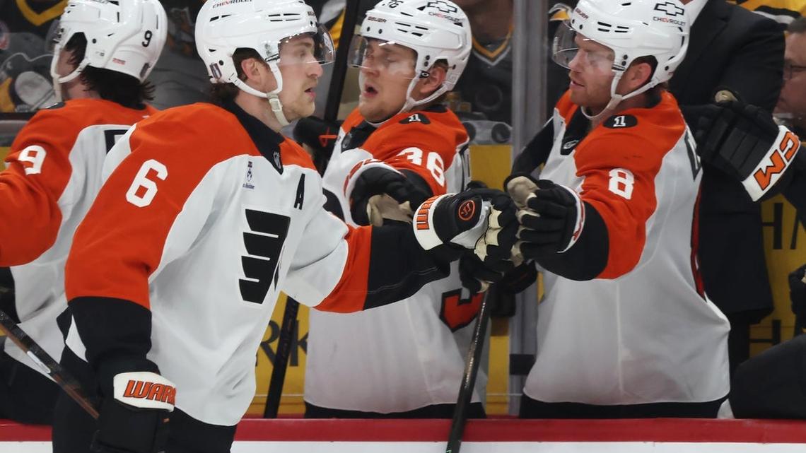 NHL roundup: Flyers win Game 1 of in-state playoff series vs. Penguins 