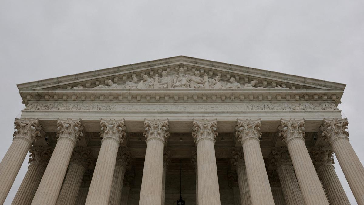 FILE PHOTO: The U.S. Supreme Court building in Washington, D.C., U.S., May 11, 2026. REUTERS/Jonathan Ernst/File Photo