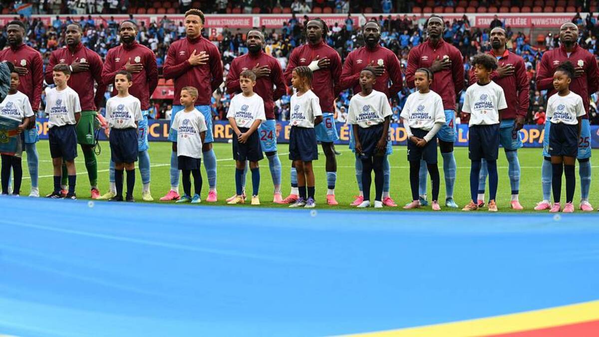  The Democratic Republic of the Congo team trained in Belgium and Spain this week instead of returning home due to an Ebola outbreak. | Nicolas Tucat/AFP/Getty Images) 