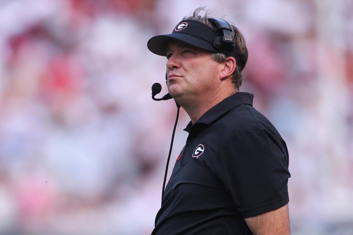  Georgia Bulldogs head coach Kirby Smart. Brett Davis-Imagn Images