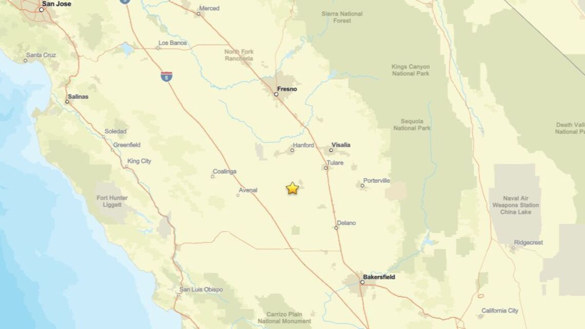 Update: Seismic activity on Oct. 4 - 2.5 magnitude earthquake near Corcoran, CA recorded 
