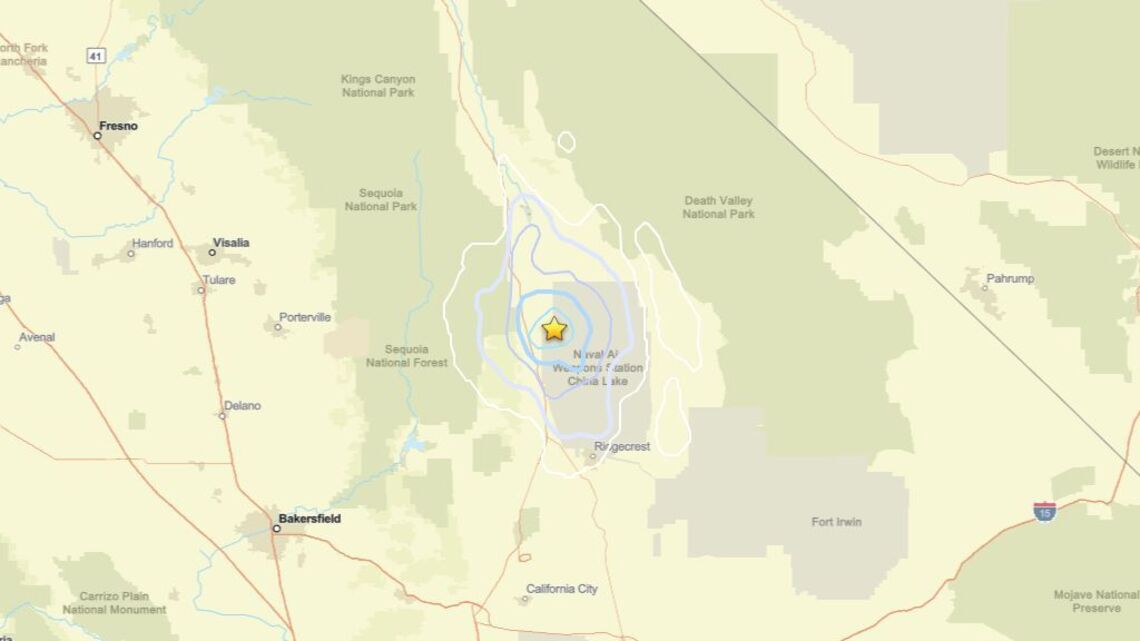 Update: Aug. 23 - 3.4 magnitude earthquake detected close to Coso Junction, CA 