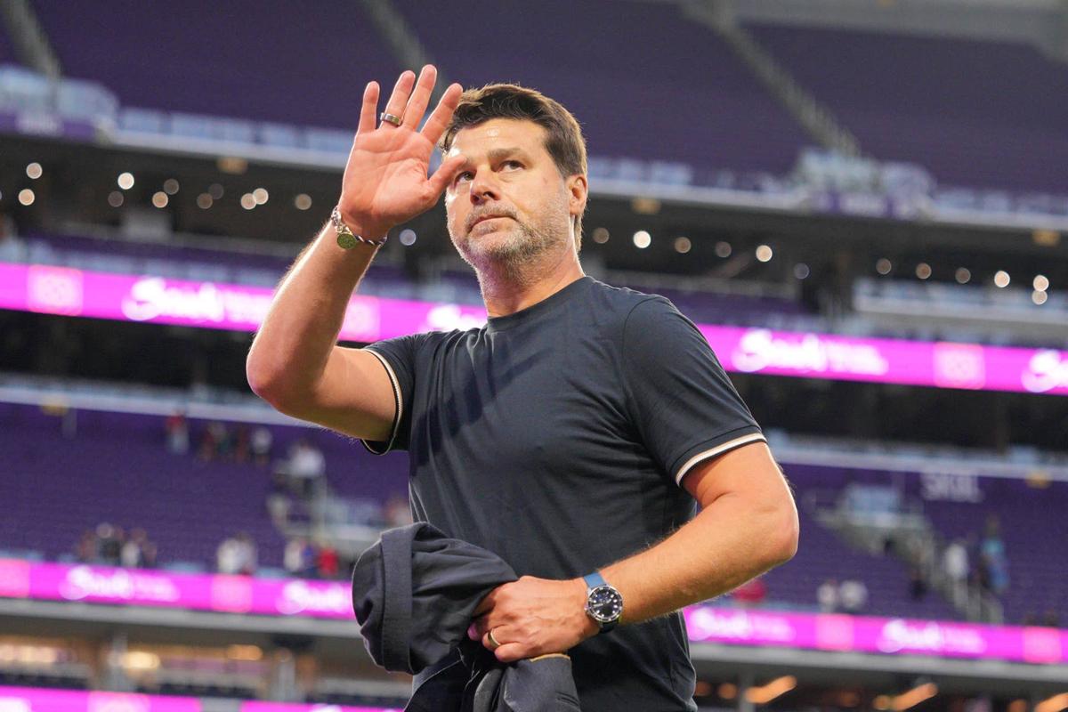  United States head coach Mauricio Pochettino looks on after a Gold Cup quarterfinal match against Costa Rica in Minneapolis, Minnesota, on June 29, 2025. Brad Rempel-Imagn Images