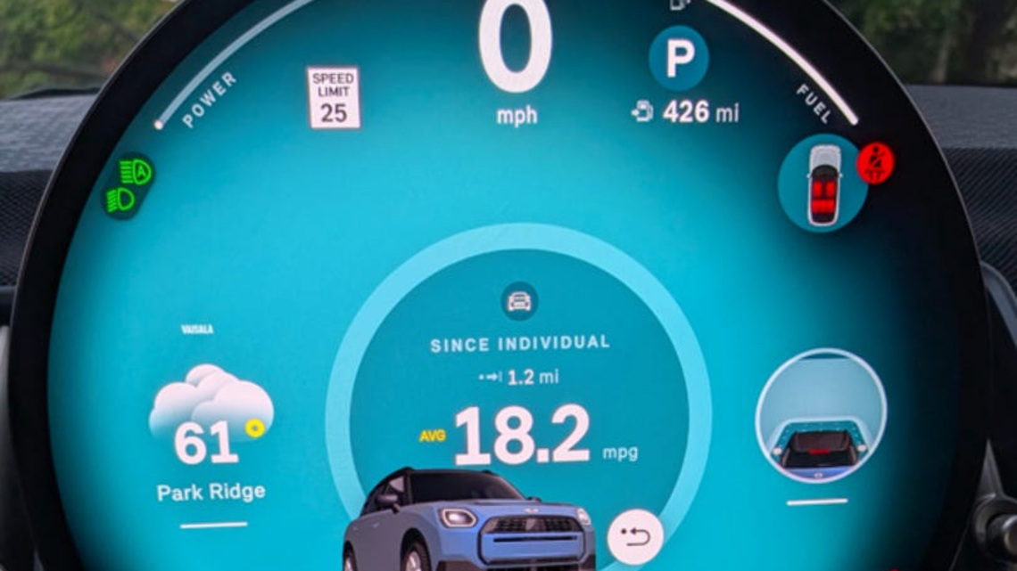 I drove the Mini Countryman. Its wild touchscreen steals the show 