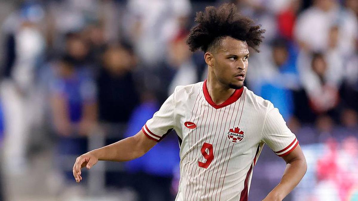  Jacen Russell-Rowe scored for Canada in an unofficial friendly in January. | Ronald Martinez/Getty Images 
