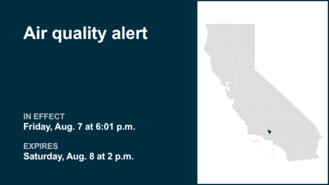 Air quality alert in place for Interstate 5 Corridor for Saturday 