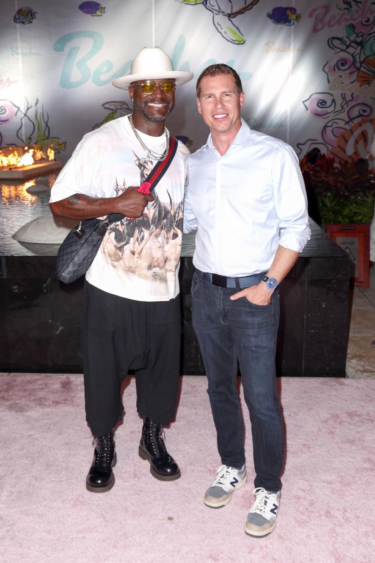  Taye Diggs and Adam StewartJohn Parra/Getty Images for Beaches Resorts 