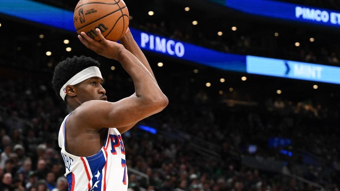 VJ Edgecombe, Tyrese Maxey propel Sixers past Celtics to even series 